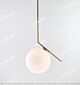 Full Copper American Ball Glass Single Head Large Chandelier Citilux - NU145-2407