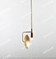 Copper Single Jazz White Marble Single Chandelier Citilux - NU145-2410