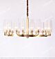 Full Copper Disc Woven Glass Chandelier Large Citilux - NU145-2444