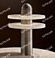 Round Moon Plate Spanish Marble Double-Decker Table Lamp Citilux - NU145-1017