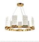 Light Luxury Glass Single-Tier Chandelier Citilux - NU145-2469