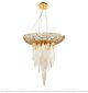 Pure Copper Glass Wafer Large Chandelier Citilux - NU145-2486