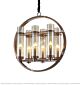 Postmodern Round Green Bronze Chandelier Citilux - NU145-2221