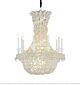 Postmodern Classical High-End White Beaded Bird Cage Pendant Light Citilux - NU145-2174