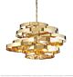 Post-Modern Irregular Coil Stainless Steel Chandelier Short Citilux - NU145-2173