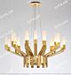 Modern Stainless Steel Geometric Mirror Titanium Chandelier Citilux - NU145-2159
