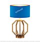 Modern Stainless Steel Blue Table Lamp Citilux - NU145-2158