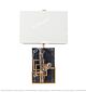 Black Gold Flower Marble Chinese Table Lamp Citilux - NU145-2115