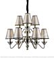 Neoclassical Pearl Black Chandelier Citilux - NU145-2092