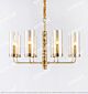 All-Copper Shaped Glass Single Tier Pendant Light 850mm Citilux - NU145-2031