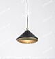 Black + Copper Cone Cover Texture Single Chandelier Citilux - NU145-2017