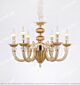 Jane Europe S Gold Glass Tube Modern Chandelier Citilux - NU145-2008