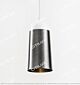 Modern Minimalist Single Head Chandelier High-White + Silver Citilux - NU145-1988