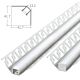 DP04 in corner flush mounted LED linear light NU143-1080