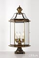 Fairlight Traditional Outdoor Brass Made Pillar Mount Light Elegant Range Citilux - NU111-1394