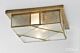 Ingleburn Traditional Brass Made Flush Mount Ceiling Light Elegant Range Citilux - NU111-1214