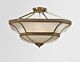 Lurnea Classic Brass Made Semi Flush Mount Ceiling Light Elegant Range Citilux - NU111-1129