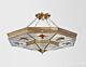 Marsden Park Classic Brass Made Semi Flush Mount Ceiling Light Elegant Range Citilux - NU111-1122