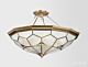 McMahons Point Classic Brass Made Semi Flush Mount Ceiling Light Elegant Range Citilux - NU111-1119