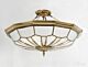 Menangle Park Classic Brass Made Semi Flush Mount Ceiling Light Elegant Range Citilux - NU111-1117