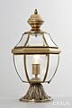 Mosman Traditional Outdoor Brass Made Pillar Mount Light Elegant Range Citilux - NU111-1370