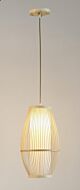 Nikko Exquisite Natural Timber Pendant Light in Natural Sand Colour Citilux - NU141-1004