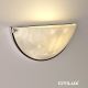 Glacier half curved E14 Indoor Wall Sconce in Polished Chrome with Pearl Opal Diffuser Citilux - NU142-1001