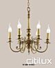 Otford Classic European Style Brass Pendant Light Elegant Range Citilux - NU111-1485