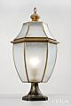 Quakers Hill Classic Outdoor Brass Made Pillar Mount Light Elegant Range Citilux - NU111-1403