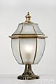 Queenscliff Classic Outdoor Brass Made Pillar Mount Light Elegant Range Citilux - NU111-1405