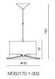 Replica Hat Pendant Light Wooster Top - Pendant Light - Citilux - NU102-1211