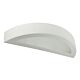 Belfiore Frosted Glass 240V E27 Raw Ceramic Wall Light - 11102