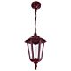 Chester Pendant Light Burgundy - 14968