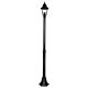 Paris Single Head Medium Post Light Black - 15147