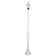 Paris Single Head Medium Post Light White - 15151