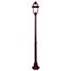 Avignon Single Head Medium Post Light Burgundy - 15226