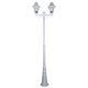 Avignon Twin Head Tall Post Light White - 15247