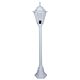 Turin Single Head Small Post Light White - 15439