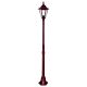 Turin Single Head Medium Post Light Burgundy - 15448