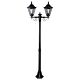 Turin Twin Head Medium Post Light Black - 15453