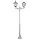Turin Twin Head Medium Post Light White - 15457