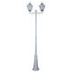 Turin Twin Head Tall Post Light White - 15469