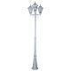 Turin Triple Head Tall Post Light White - 15475