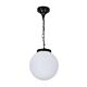 Siena 25cm Sphere Pendant Light Black - 15555