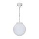 Siena 25cm Sphere Pendant Light White - 15559