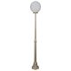 Siena 30cm Sphere Medium Post Light Beige - 15596
