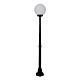 Siena 30cm Sphere Medium Post Light Black - 15597