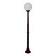 Siena 30cm Sphere Medium Post Light Burgundy - 15598
