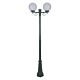 Siena Twin 25cm Spheres Tall Post Light Green - 15617