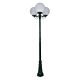 Siena Triple 30cm Spheres Tall Post Light Green - 15635